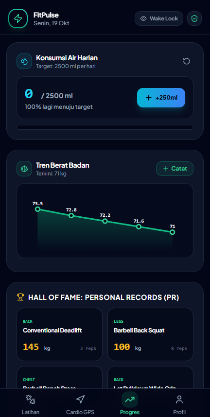 FitPulse screenshot 2